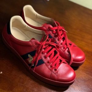 Gucci men’s Ace sneakers size 11.5